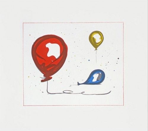リトグラフ Oldenburg - Balloons