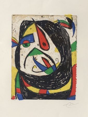 彫版 Miró - Barb IV (D. 1224)