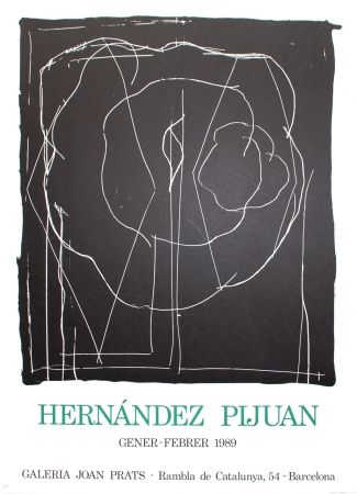 リトグラフ Hernandez Pijuan - Barcelona-IV