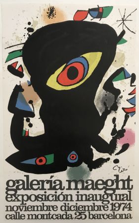 掲示 Miró - Barcelona / Exposicion inaugural Galeria Maeght