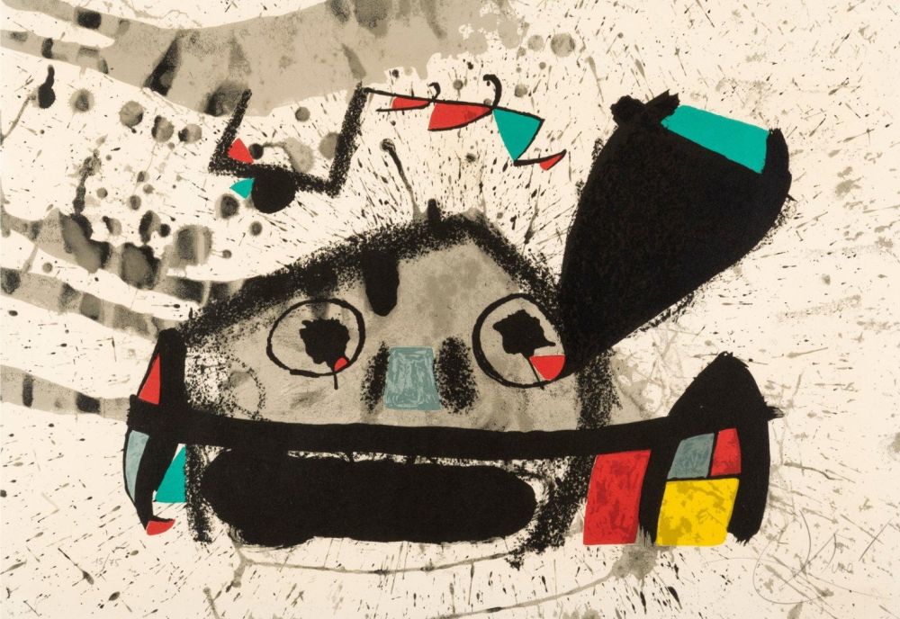 リトグラフ Miró - Barcelona II. Un cami compartit