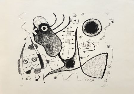 リトグラフ Miró - Barcelone XXXXIX (M. 54)