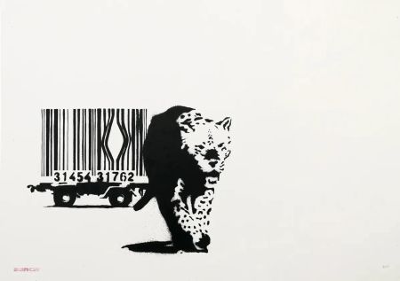 シルクスクリーン Banksy - Barcode