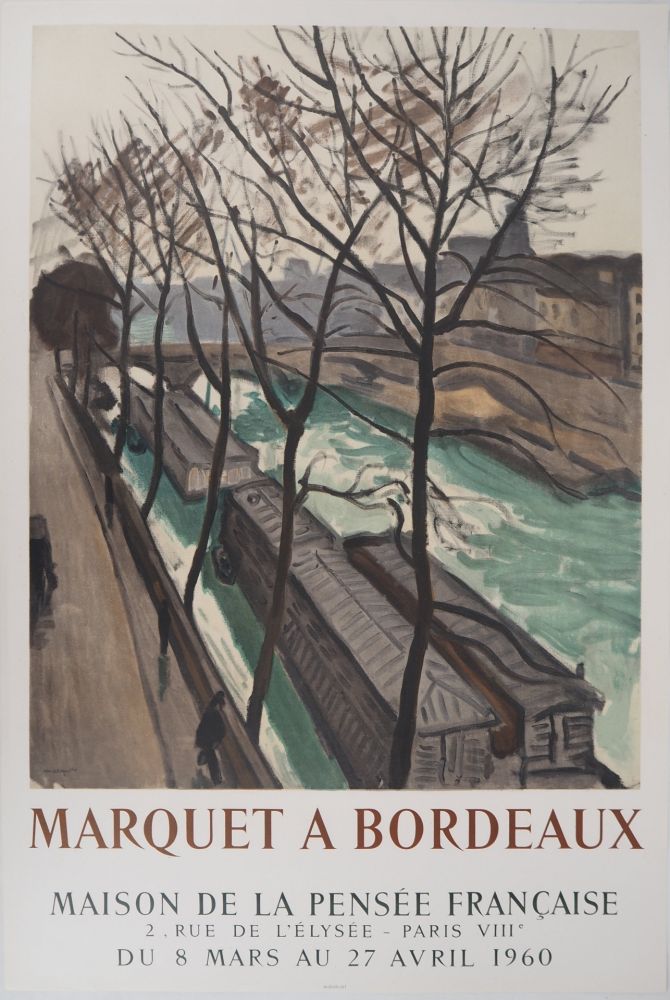 挿絵入り本 Marquet - Bateaux-lavoirs et Pont Neuf