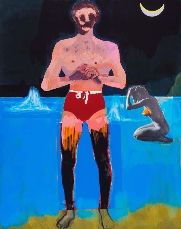 シルクスクリーン Doig - Bather for Secession