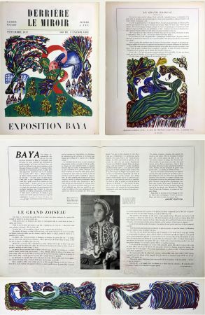 挿絵入り本 Baya - BAYA. 6 lithographies en couleurs (Derrière le Miroir pour l'exposition de 1947 à la Galerie Maeght).