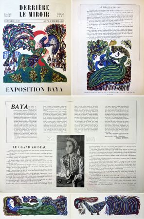 挿絵入り本 Baya - BAYA. 6 lithographies en couleurs (Derrière le Miroir pour l'exposition de 1947 à la Galerie Maeght).