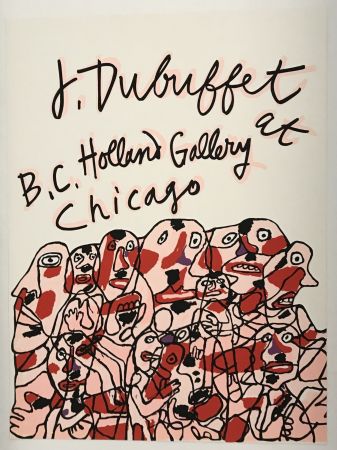 シルクスクリーン Dubuffet - B.C. Holland Gallery, Chicago
