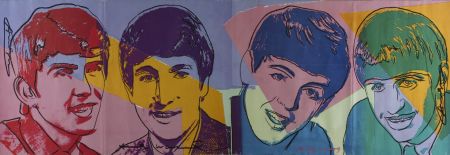 シルクスクリーン Warhol - Beatles  - miths