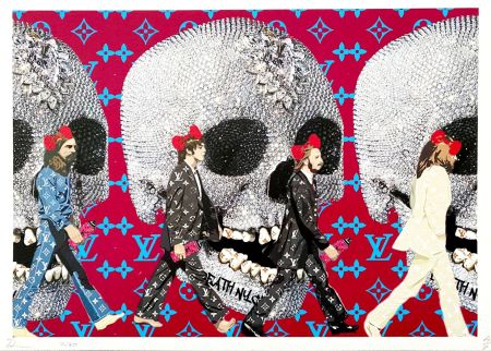 デジタル版画 Death Nyc - Beatles Skulls