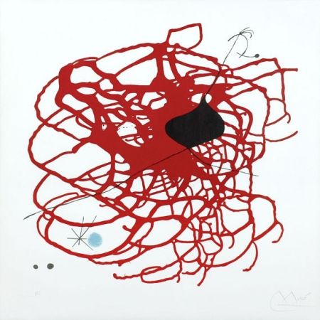 リトグラフ Miró - Beats (M.568)