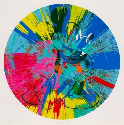 シルクスクリーン Hirst - Beautiful Mickey