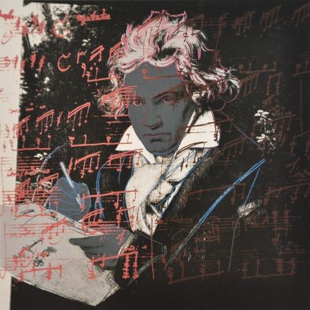 シルクスクリーン Warhol - Beethoven (FS II.391)