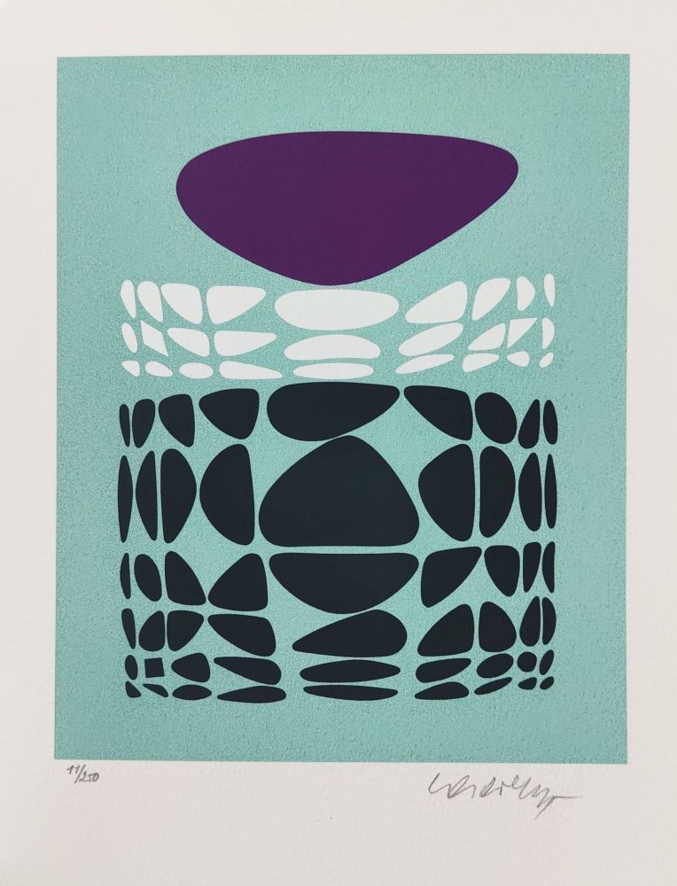 シルクスクリーン Vasarely - Beltica