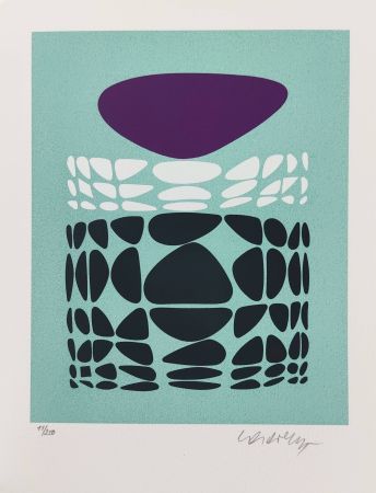シルクスクリーン Vasarely - Beltica