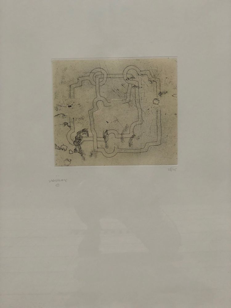 エッチングと　アクチアント Chillida - Bidearte I