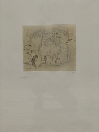 エッチングと　アクチアント Chillida - Bidearte I
