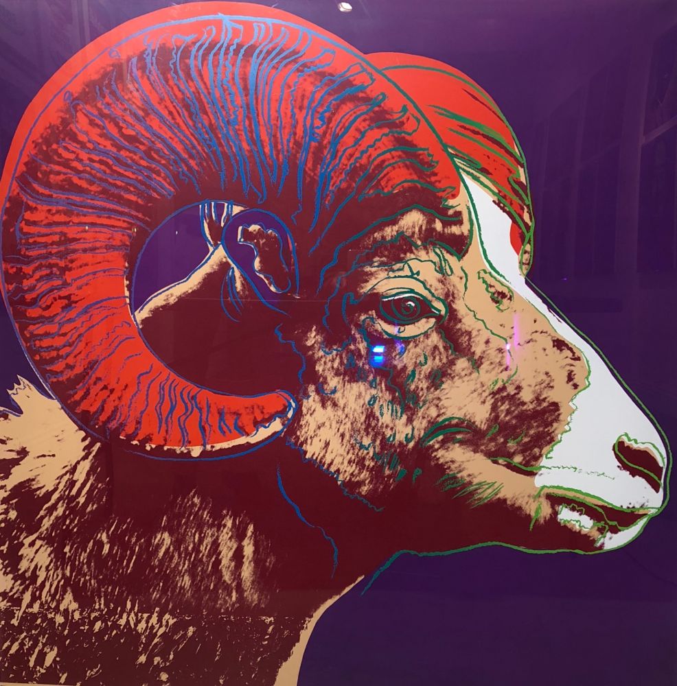 シルクスクリーン Warhol - Bighorn Ram TP (FS II.302)