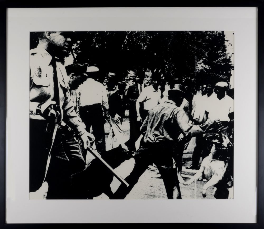 シルクスクリーン Warhol - Birmingham Race Riot, 1964