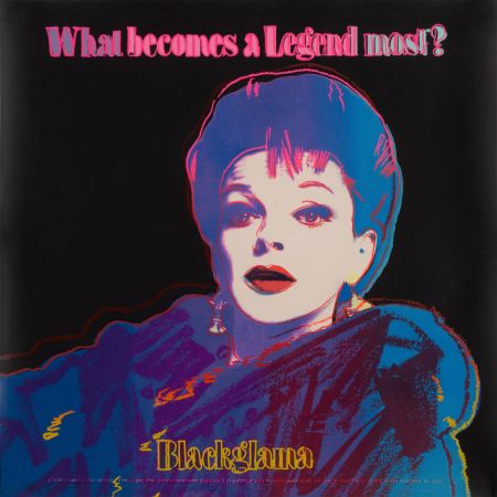 シルクスクリーン Warhol - Blackglama (Judy Garland)