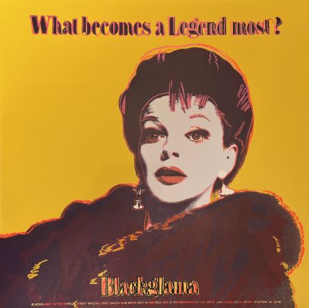 シルクスクリーン Warhol - Blackglama (Judy Garland) Trial Proof