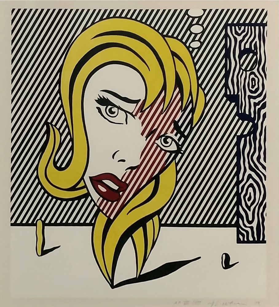リトグラフ Lichtenstein - BLONDE (SURREALIST SERIES)