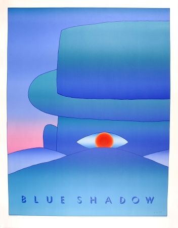 掲示 Folon - Blue Shadow (L'Aube, 1972)
