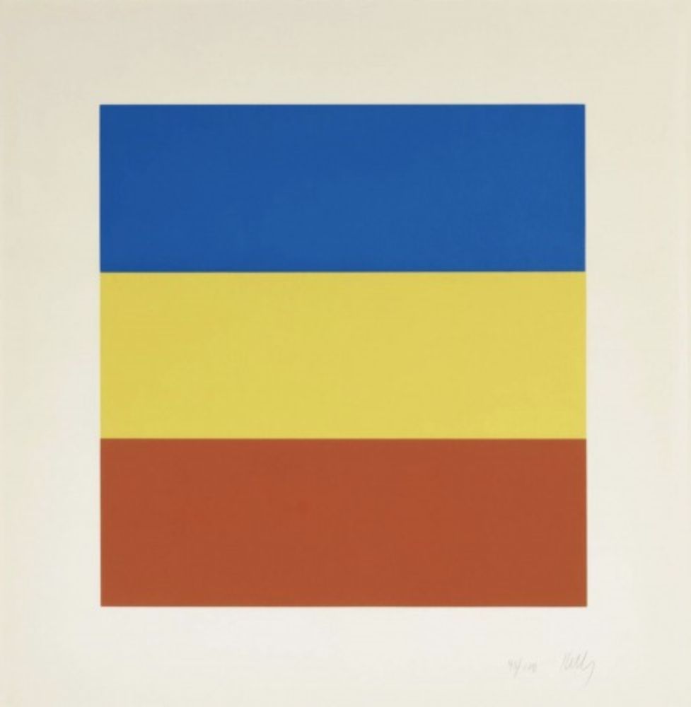 シルクスクリーン Kelly - Blue, Yellow, Red