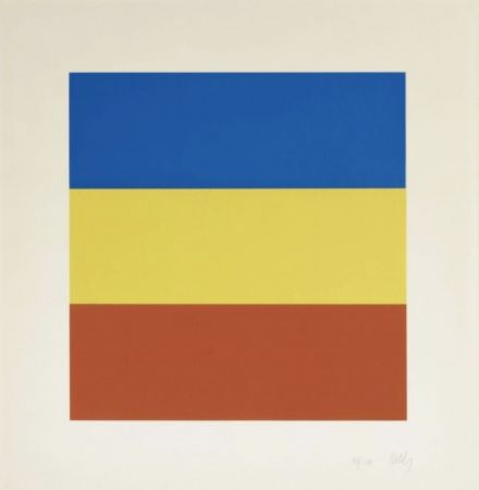 シルクスクリーン Kelly - Blue, Yellow, Red