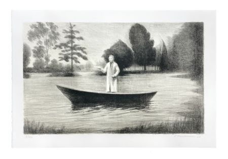 リトグラフ Martensen - Boat