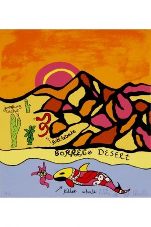 リトグラフ De Saint Phalle - Borrego desert