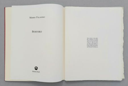 リノリウム彫版 Paladino - Bosforo, 1982