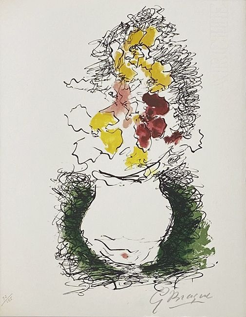 リトグラフ Braque - Bouquet