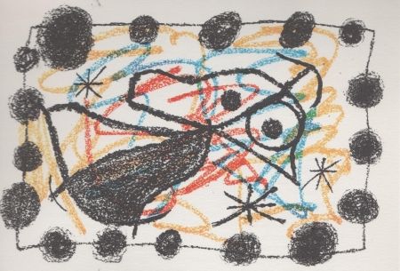 挿絵入り本 Miró - Bouquet de Rêves pour Neila