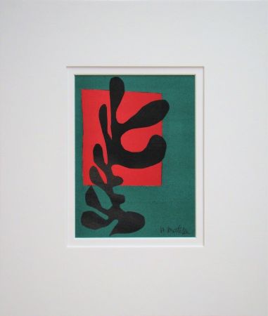 リトグラフ Matisse (After) - Boxeur nègre, 1947
