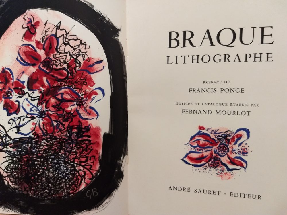 挿絵入り本 Braque - Braque Lithographie