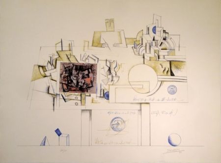 リトグラフ Steinberg - Braque Postcard