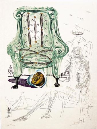 リトグラフ Dali - Breathing Pneumatic Chair