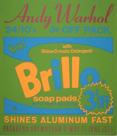 シルクスクリーン Warhol - Brillo, 1970 - For iconic Pasadena Museum Exhibition