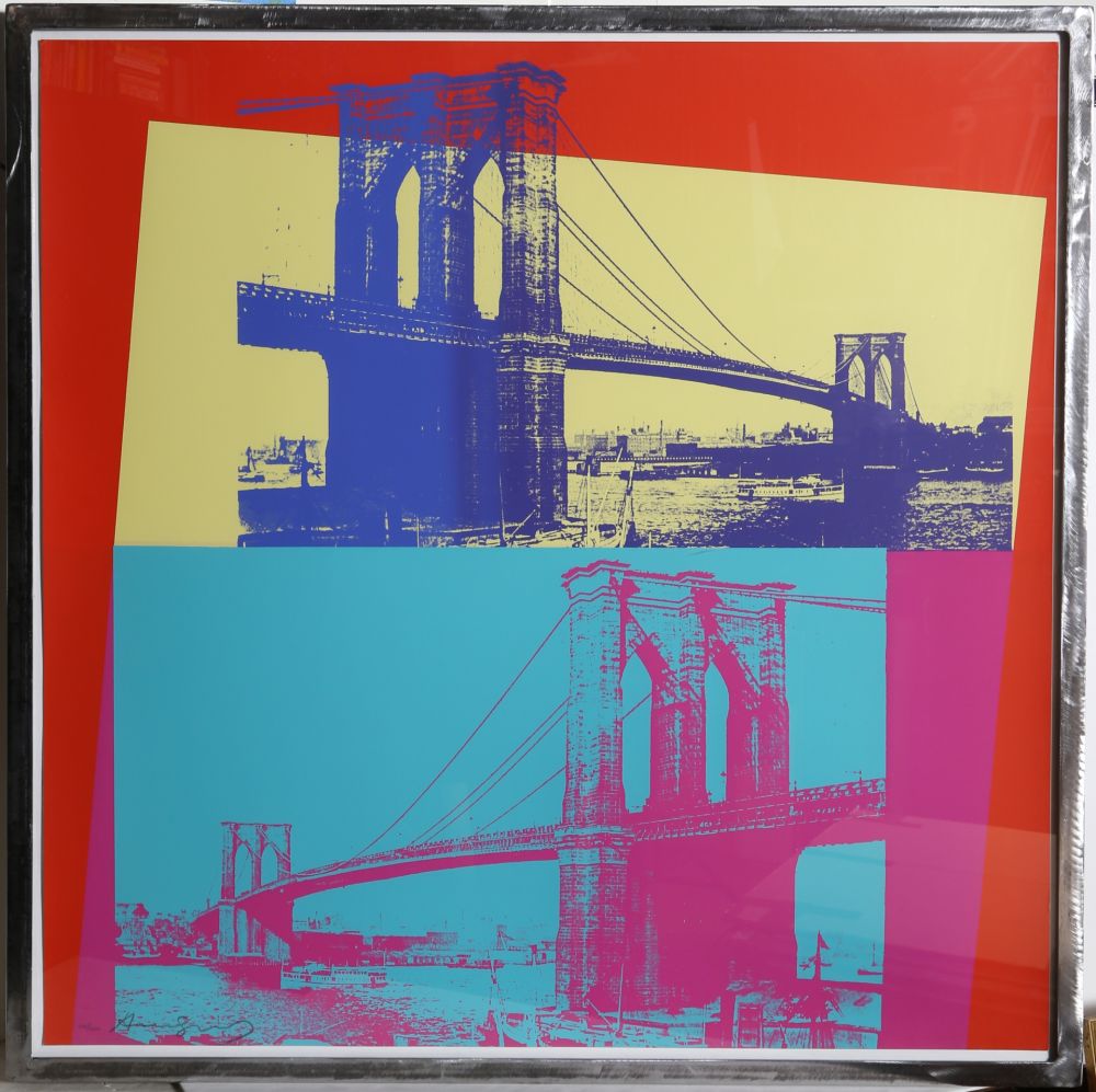 シルクスクリーン Warhol - Brooklyn Bridge