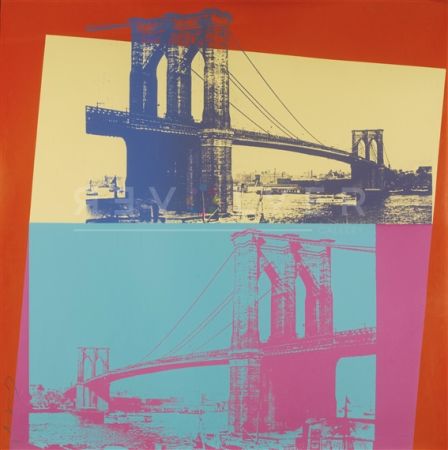 シルクスクリーン Warhol - Brooklyn Bridge