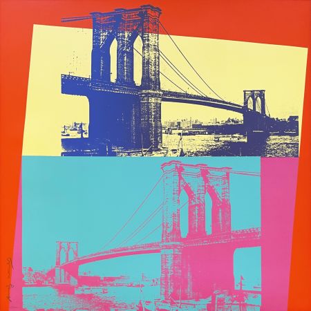 シルクスクリーン Warhol - Brooklyn Bridge, II.290
