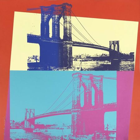 シルクスクリーン Warhol - Brooklyn Bridge, II.290