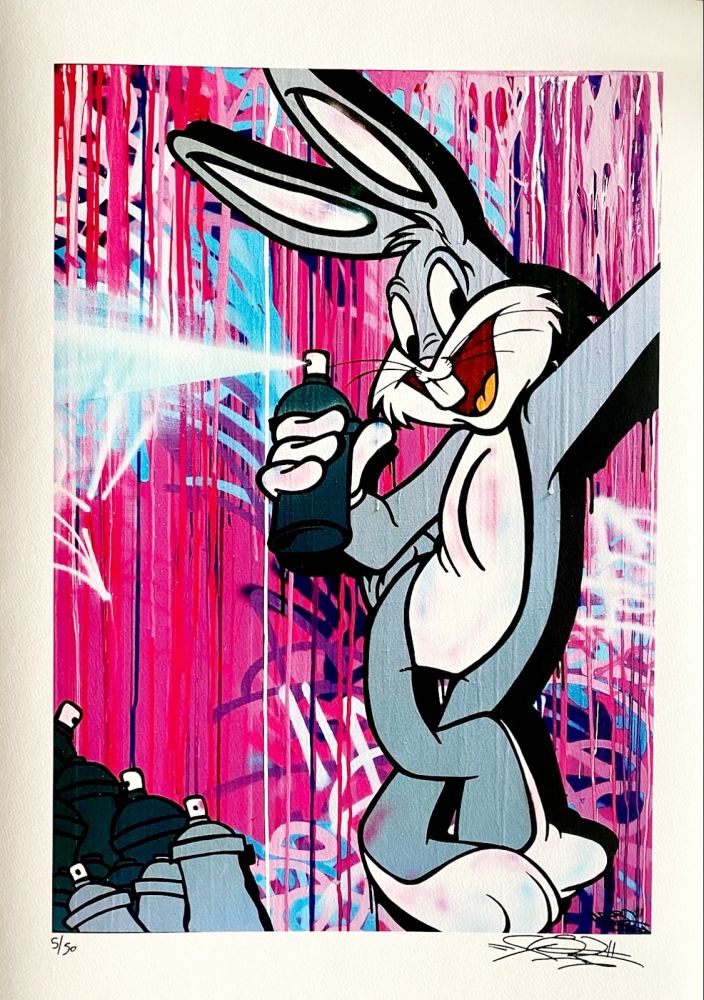 リトグラフ Fat - Bugs Bunny