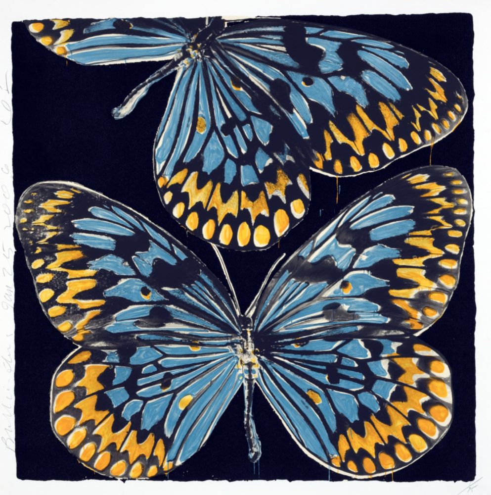 シルクスクリーン Sultan - Butterflies