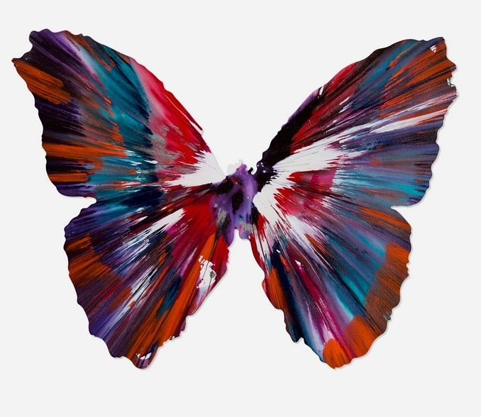 技術的なありません Hirst - Butterfly Spin Painting