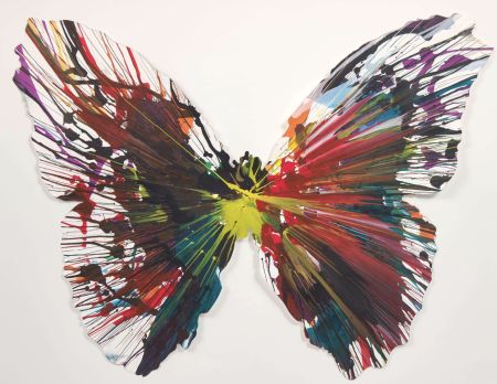 多数の Hirst - Butterfly Spin Painting
