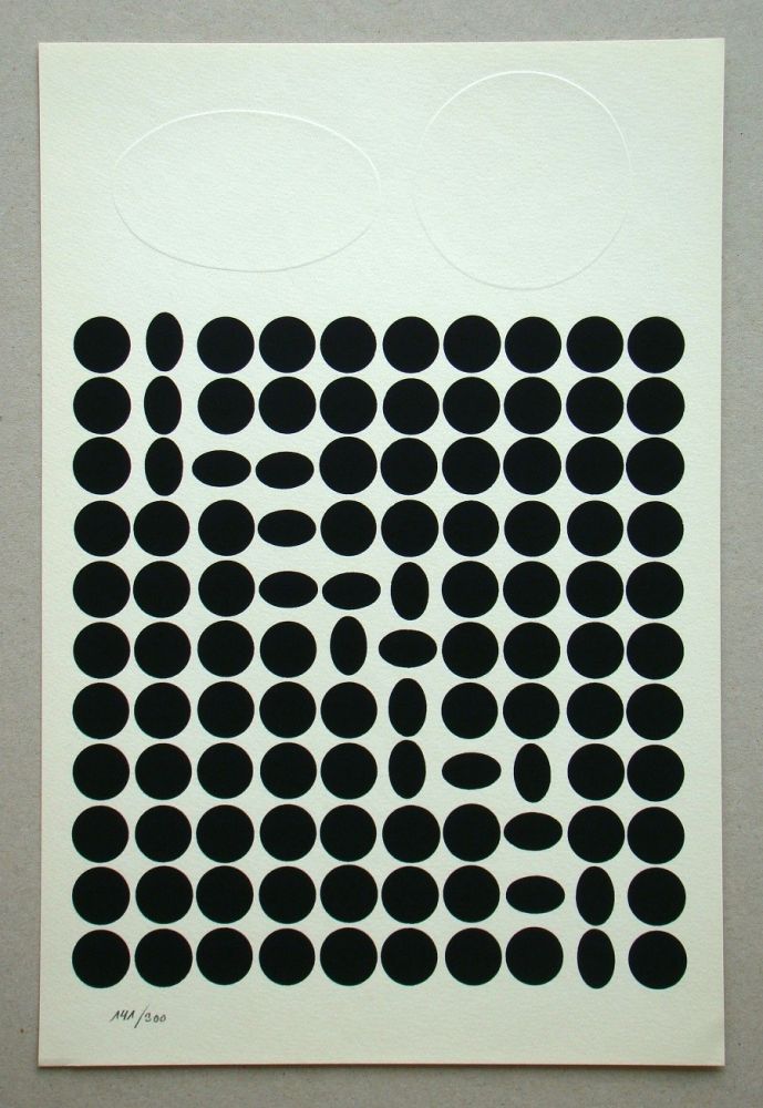 シルクスクリーン Vasarely - Bételgeuse - relief