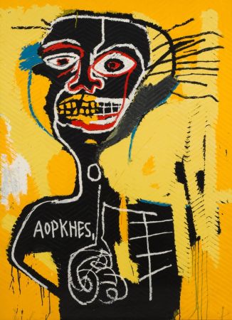 シルクスクリーン Basquiat - Cabeza from Portfolio II
