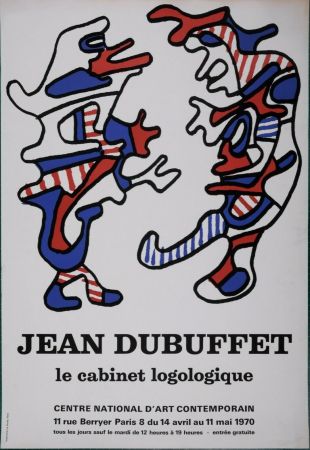 リトグラフ Dubuffet - Cabinet Logologique National Contemporary Art Center, 1971